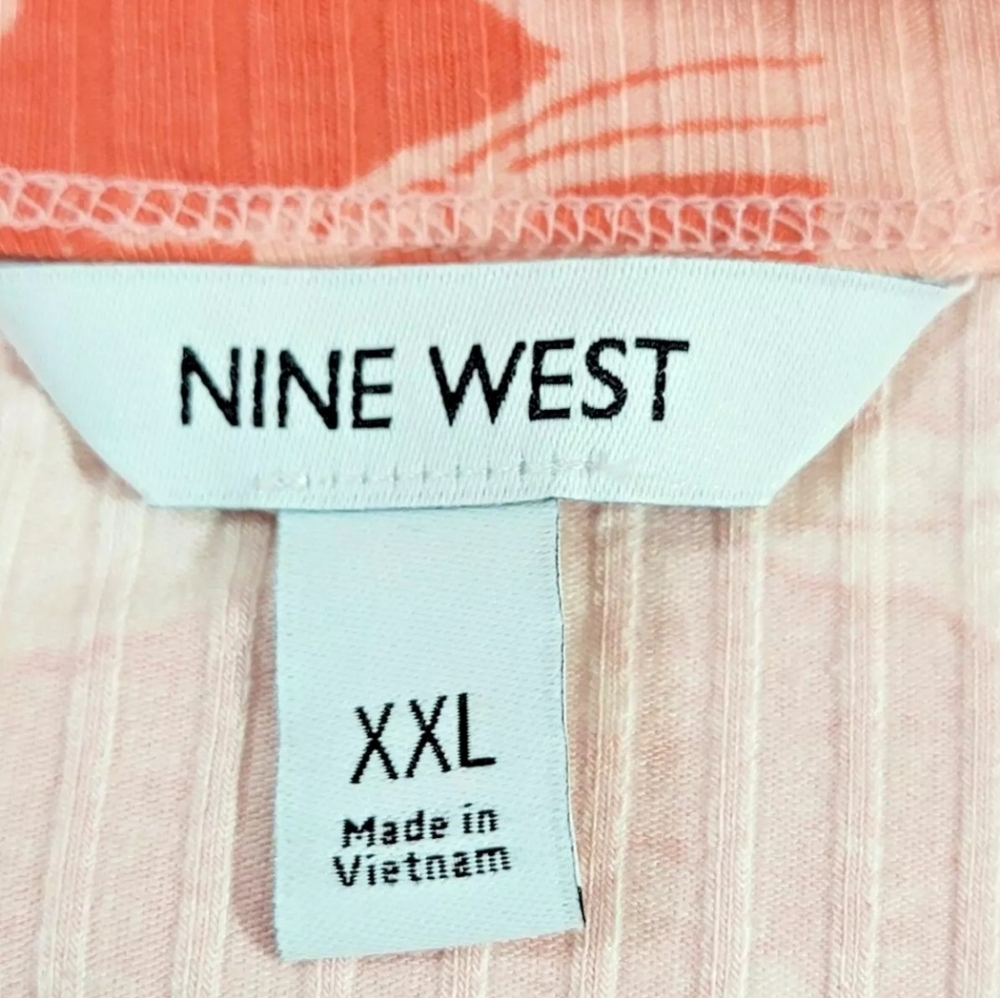 Nine West Women's XXL Pink Floral Halter Maxi Dress Beach Summer Mexico Vacation - Picture 10 of 13